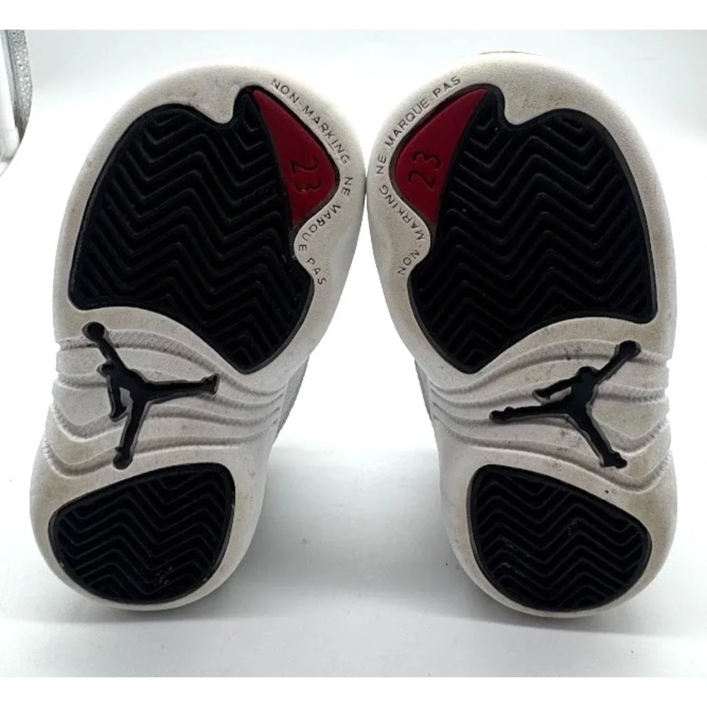 Nike Air Jordan 12 Retro TD Black White Cherry Toddler US 6C 850000-006